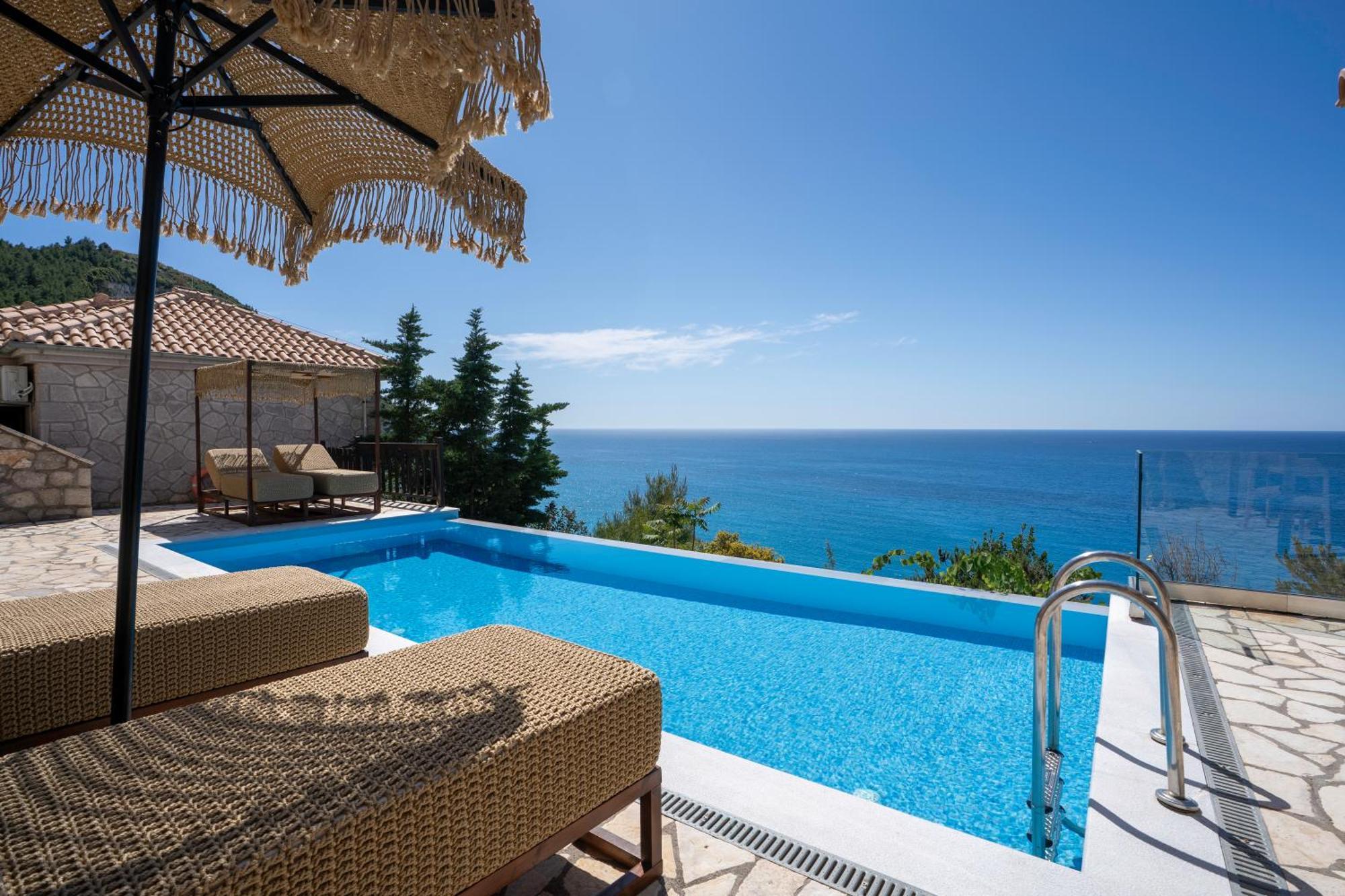 Milos Paradise Luxury Villas Áyios Nikítas 外观 照片