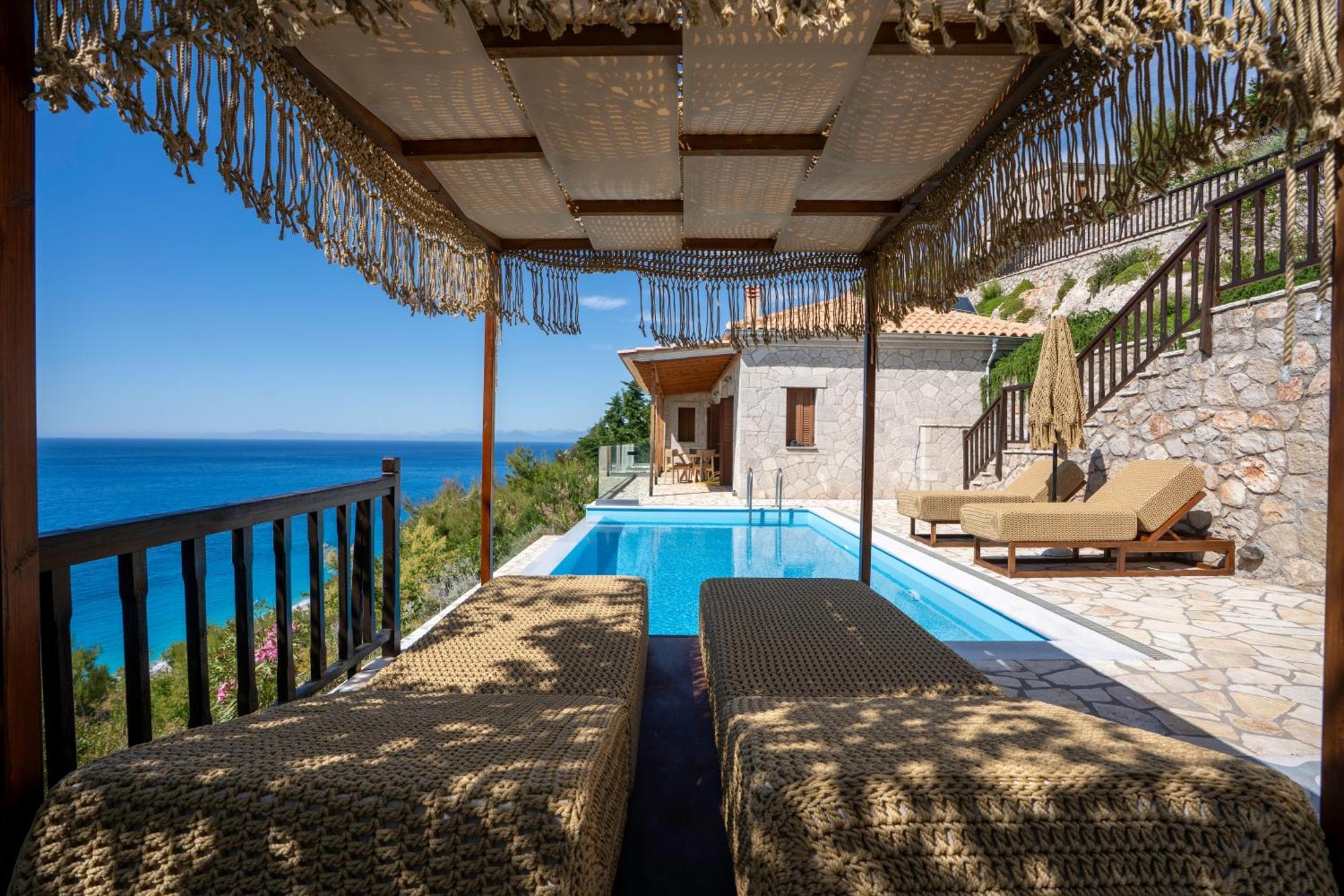 Milos Paradise Luxury Villas Áyios Nikítas 外观 照片