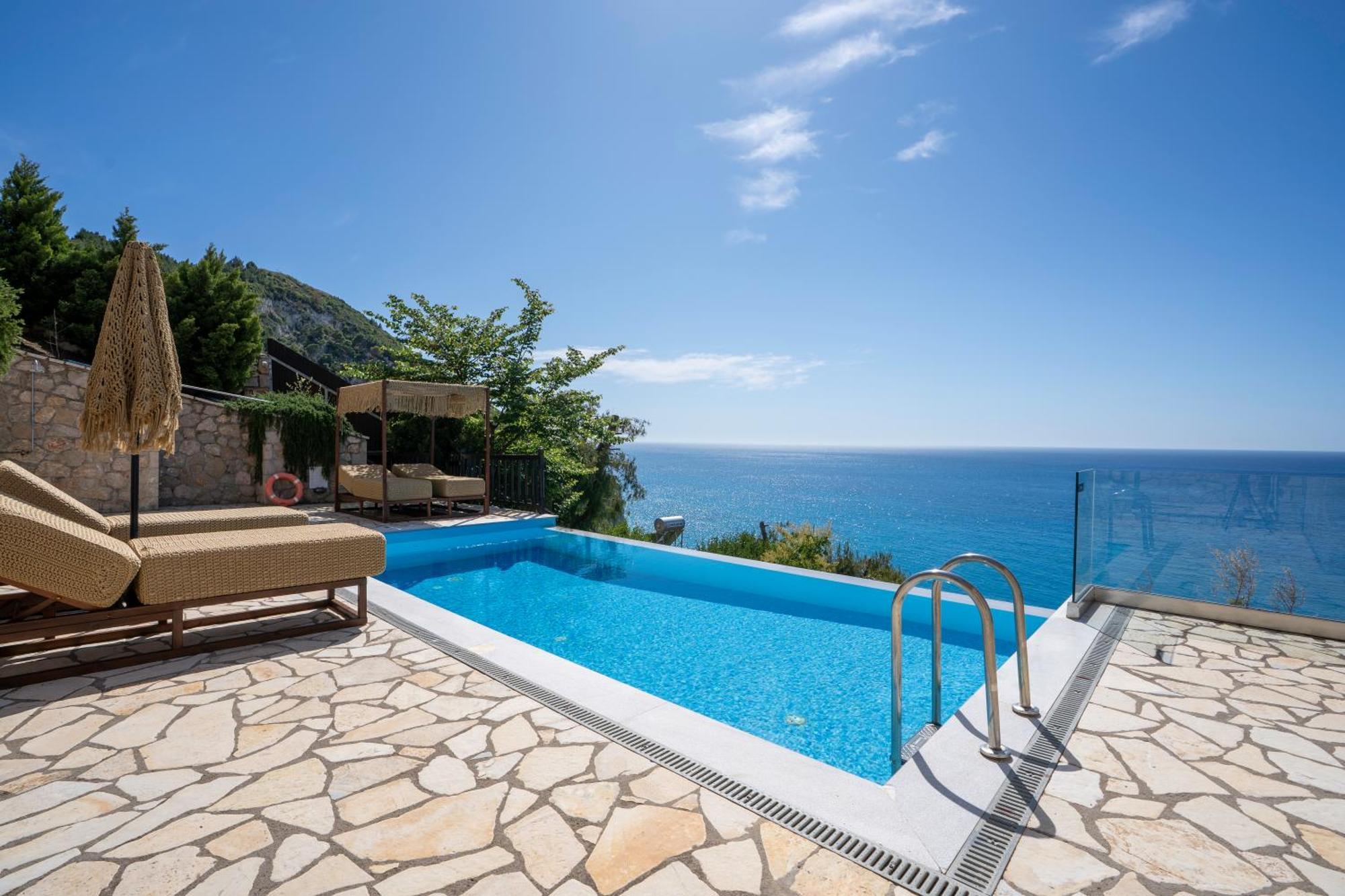 Milos Paradise Luxury Villas Áyios Nikítas 外观 照片