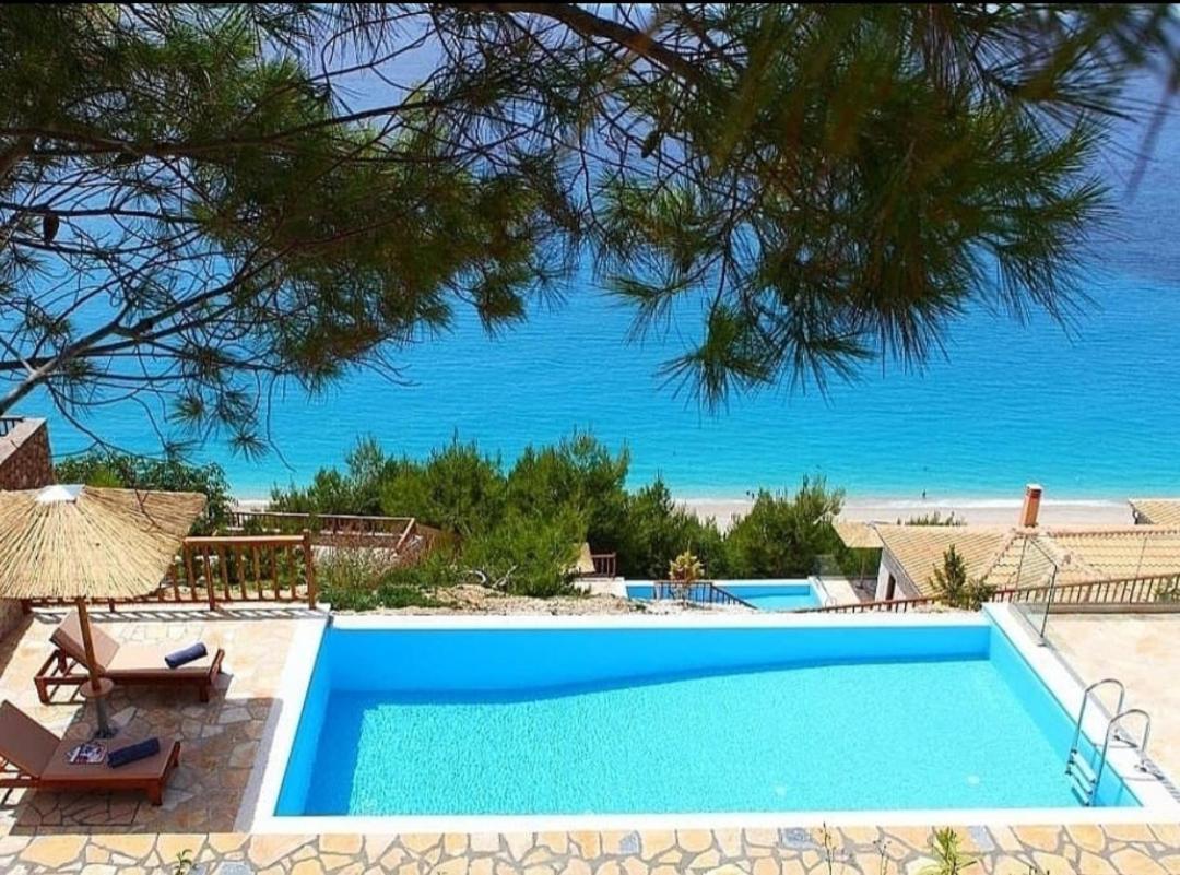 Milos Paradise Luxury Villas Áyios Nikítas 外观 照片