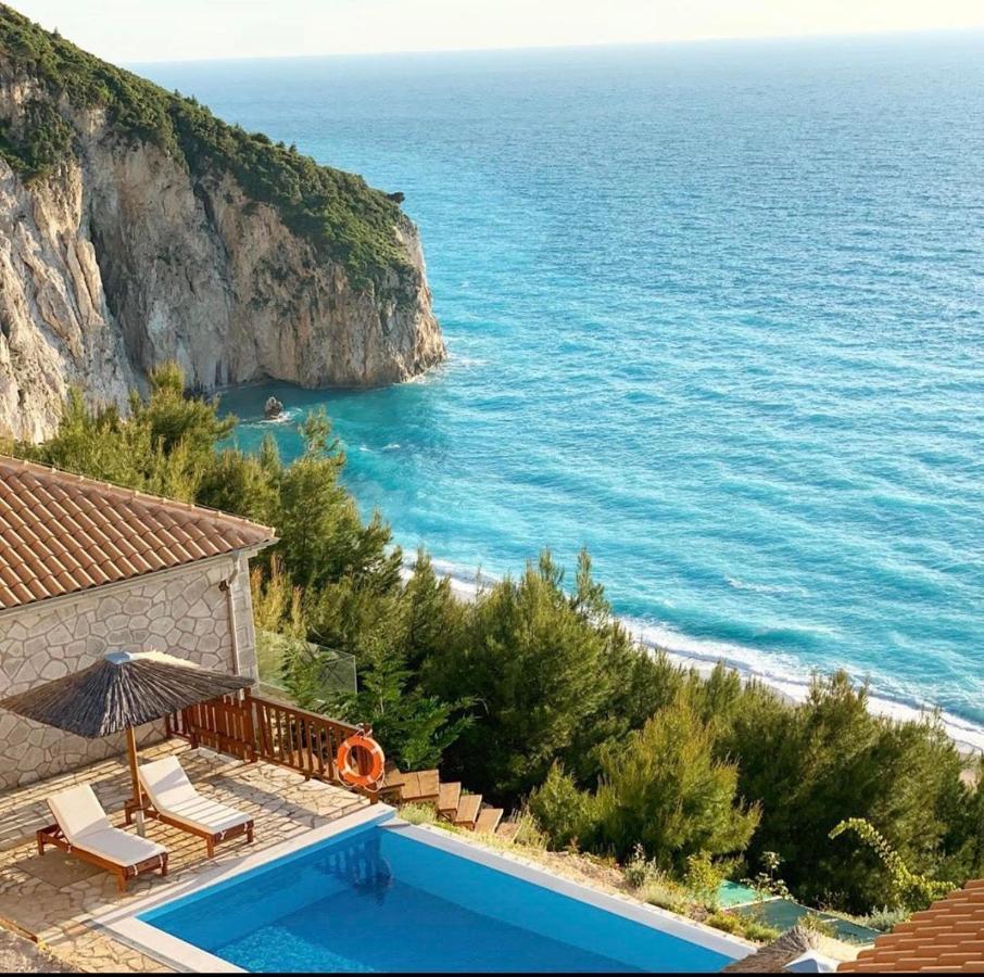 Milos Paradise Luxury Villas Áyios Nikítas 外观 照片